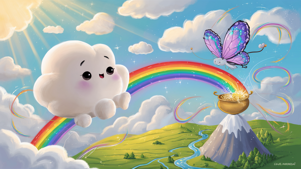 Cumulus and the Rainbow’s Secret bedtime story