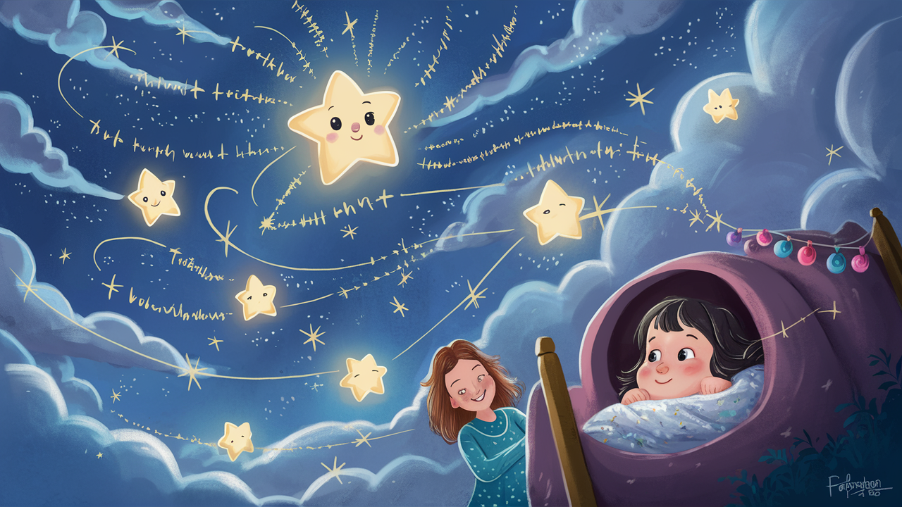 Starry Dance of Friendship bedtime story