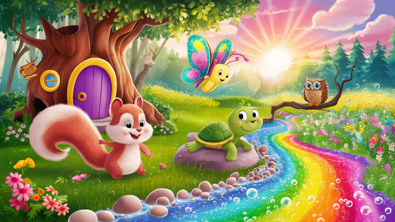 Pebble and the Rainbow Quest bedtime story