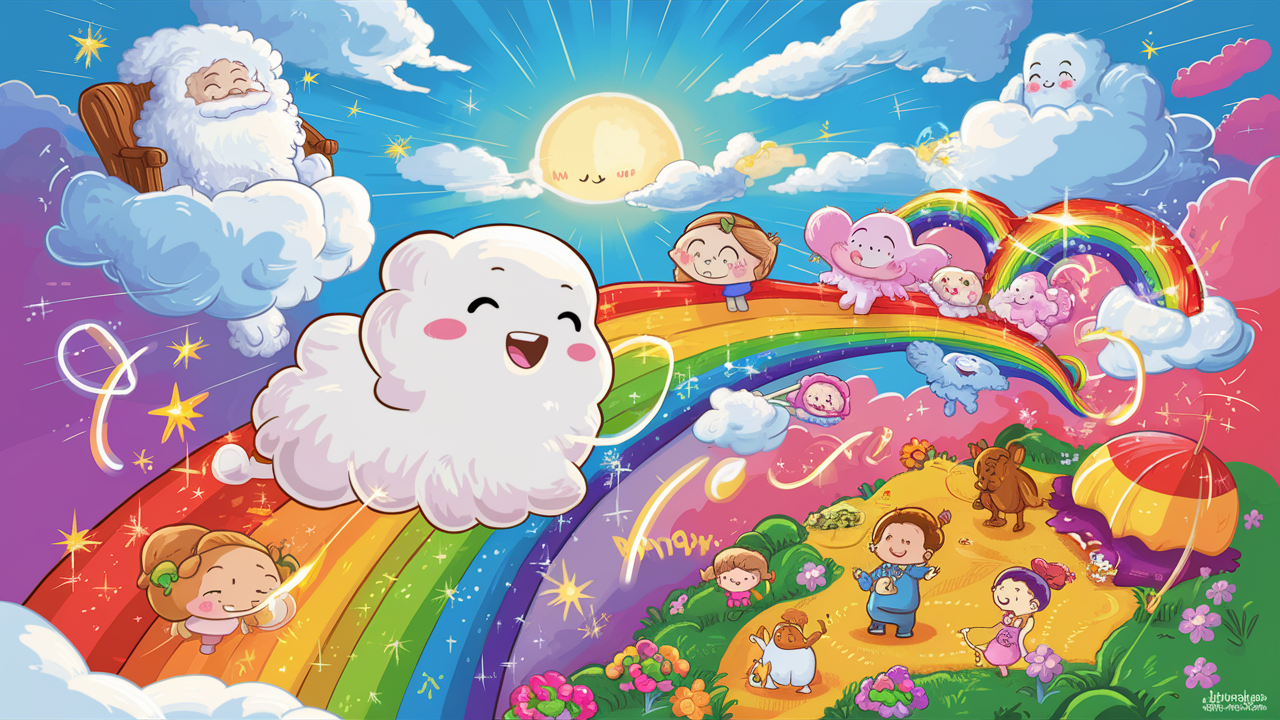 Puff and the Peek-a-Sun Adventure bedtime story