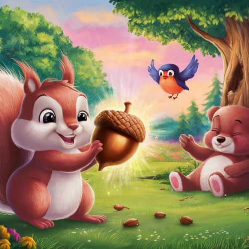 The Shiny Acorn Adventure bedtime story