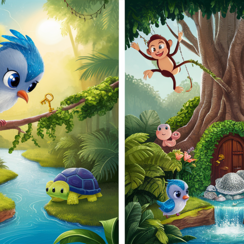 The Secret of the Sapphire Jungle bedtime story