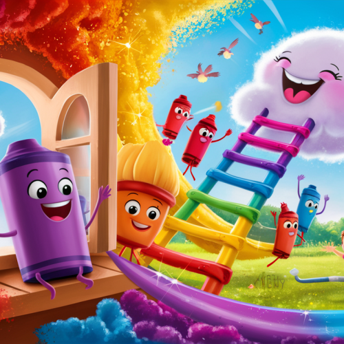 Skyward Crayon Adventure bedtime story