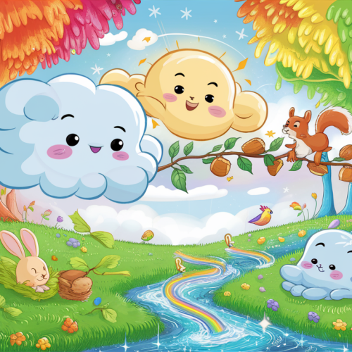 Meadow Friends and the Rainbow Forest Adventure bedtime story