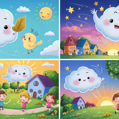 Puffy and the Sky of Friends bedtime story