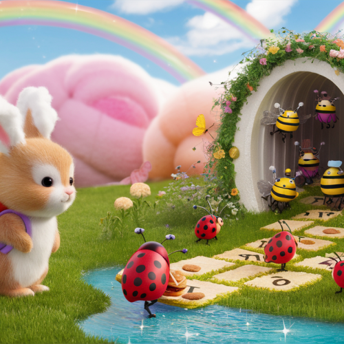 Giggling Adventures of Pippin the Rabbit bedtime story