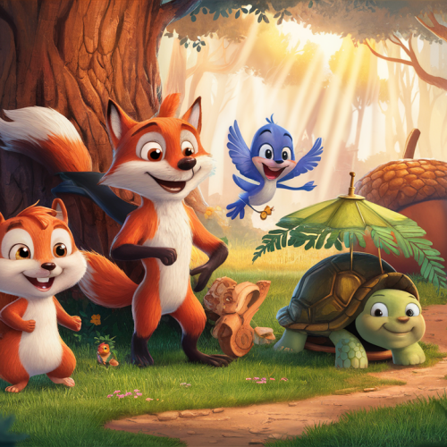 Journey of the Giant Acorn bedtime story