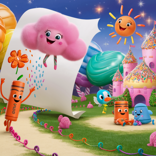 Crayon Adventures in Sprinkle Land bedtime story