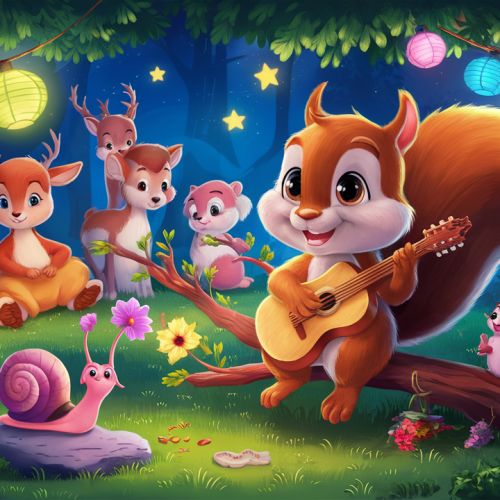 Nutty’s Melodious Night bedtime story