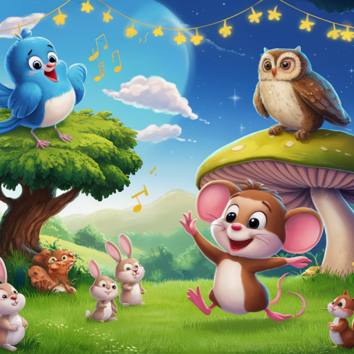 Dancing in the Melody Wood bedtime story