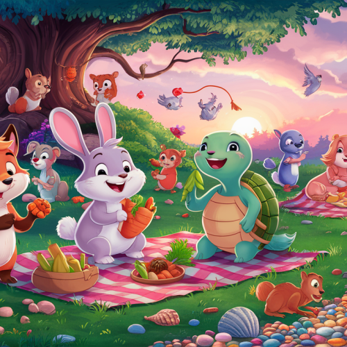 Forest Treasures and Friendship Feasts bedtime story
