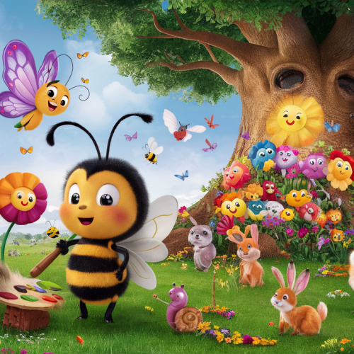 Buzzby’s Colorful Canvas bedtime story