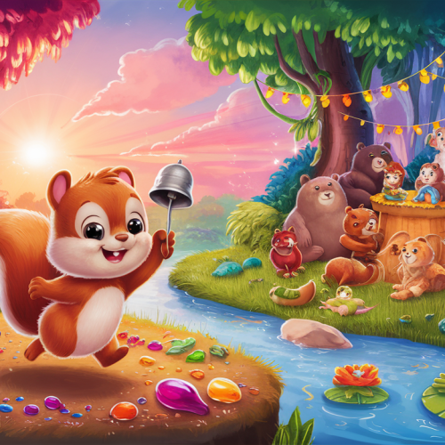 Nutty’s Shimmering Bell Adventure bedtime story