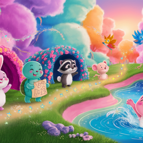 Bubbles of Laughter in Fluffy Forest bedtime story