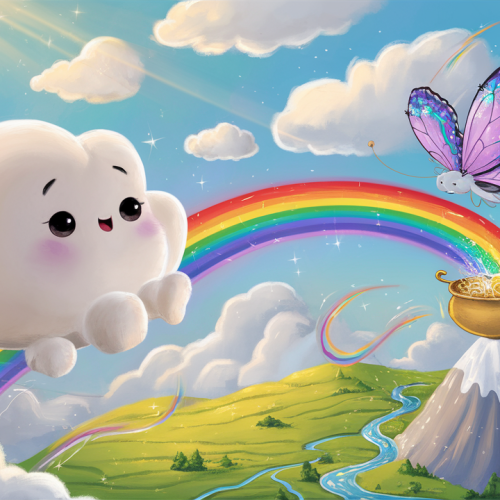 Cumulus and the Rainbow’s Secret bedtime story