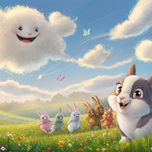 Cloudy Adventures with Benny bedtime story