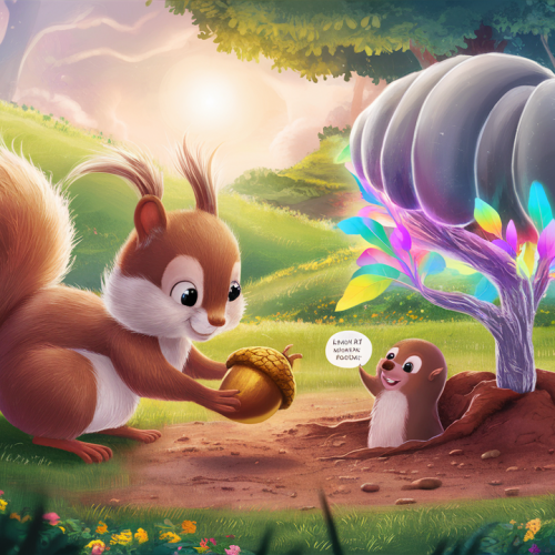 The Golden Acorn Adventure bedtime story