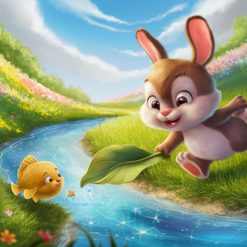 Hopping Adventures by the Stream bedtime story