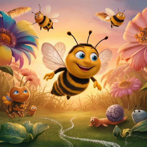 Buzzby’s Colorful Adventure bedtime story