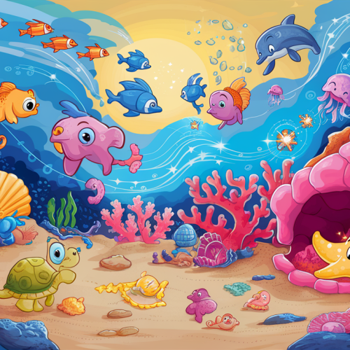 Ocean’s Sparkling Dance bedtime story