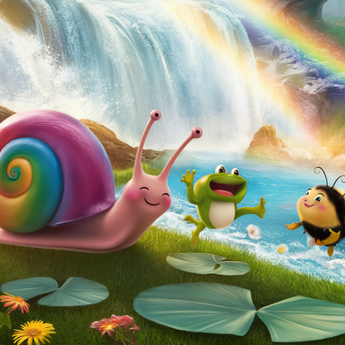 Rainbow’s Journey to the Great Cascade bedtime story