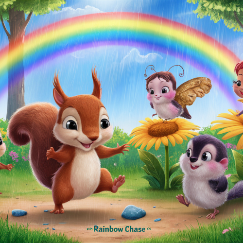 Forest Rainbow Chase bedtime story