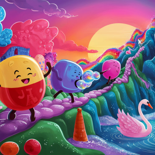 Gummy Summit Adventure bedtime story