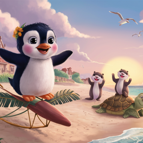 Skyward Dreams of Poppy the Penguin bedtime story