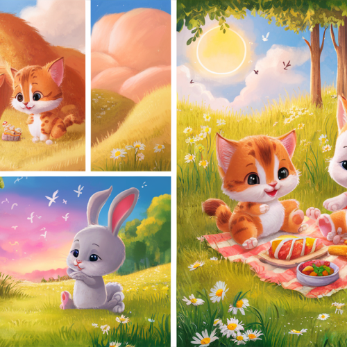 Paws and Nibbles’ Meadow Magic bedtime story