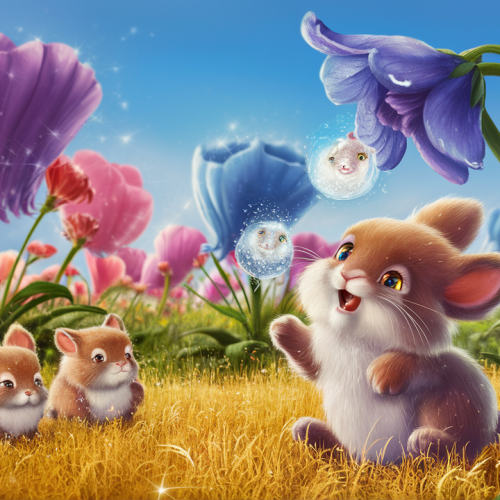 Sparkle in the Field of Blooms bedtime story