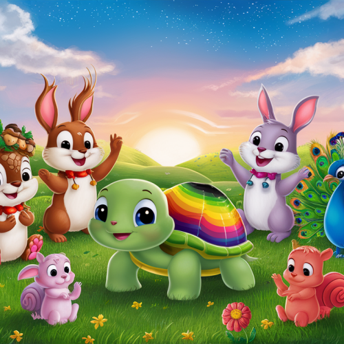 Timmy’s Rainbow Shell Adventure bedtime story