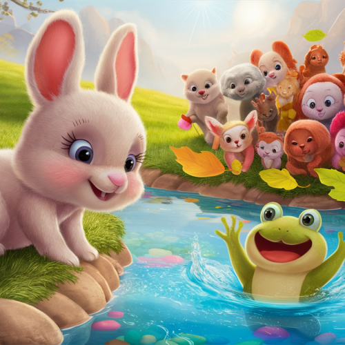 Bunny Games in Lollipop Meadows bedtime story