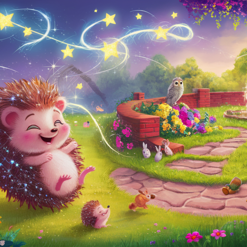 Stardust Giggles and Garden Dreams bedtime story