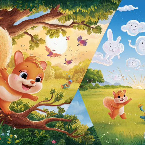 Nutty and the Cloud Parade bedtime story