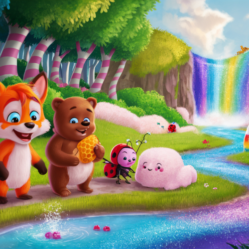 Freddie and the Rainbow River Adventure bedtime story