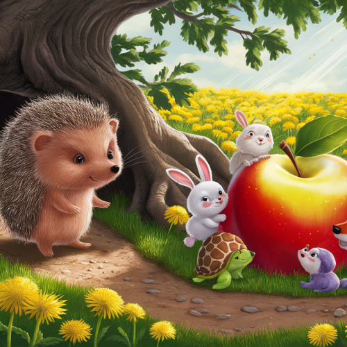 Prickles and the Rolling Apple Adventure bedtime story