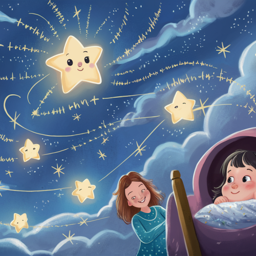 Starry Dance of Friendship bedtime story