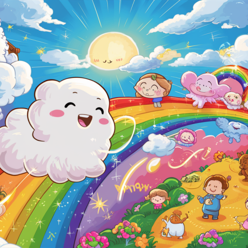 Puff and the Peek-a-Sun Adventure bedtime story